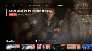 Capture d'écran de youtv 3