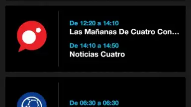 Capture d'écran de Mediaset Infinity España 2