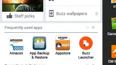 Capture d'écran de Buzz Launcher 4