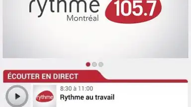 Capture d'écran de Cogeco Radio 1
