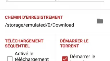 Capture d'écran de Red Torrent Download 2