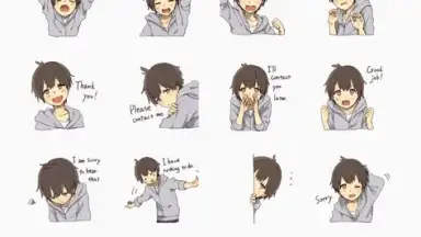 Capture d'écran de Otaku Nadu Sticker Pack 2