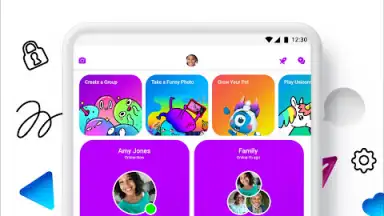 Capture d'écran de Facebook Messenger Kids 14