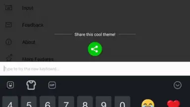 Capture d'écran de Facemoji Keyboard Lite 4