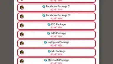 Capture d'écran de BD NET VPN 9