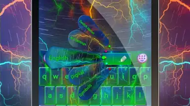 Capture d'écran de Electric Color Keyboard 8