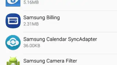Capture d'écran de Samsung Accessory Service 3