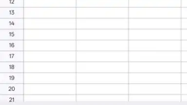 Capture d'écran de Google Sheets 16