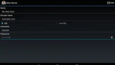 Capture d'écran de cPWebDisk 4