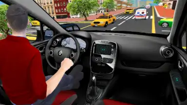 Capture d'écran de Taxi Games Driving Car Game 3D 2