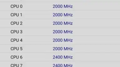 Capture d'écran de CPU-Z 1