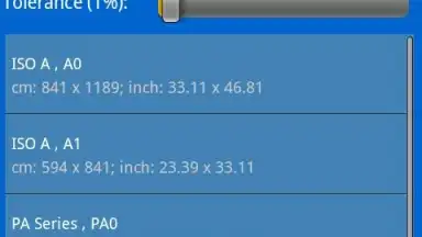 Capture d'écran de Paper Formats 2