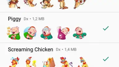 Capture d'écran de Stickers WhatsApp 1