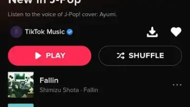 Capture d'écran de TikTok Music 8